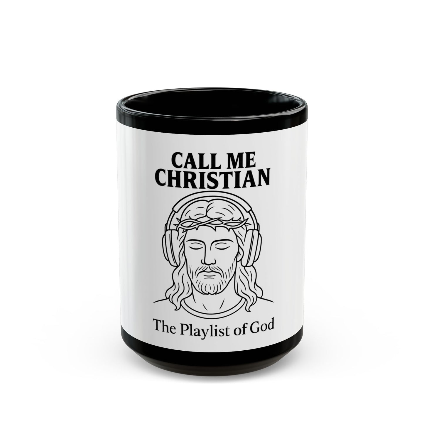 The Playlist of God – “Call Me Christian” Mug