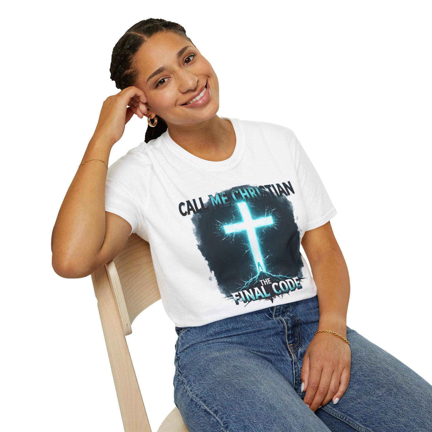 Christian Fan Unisex T-Shirt - Faith and Jesus Metal Design - Call Me Christian