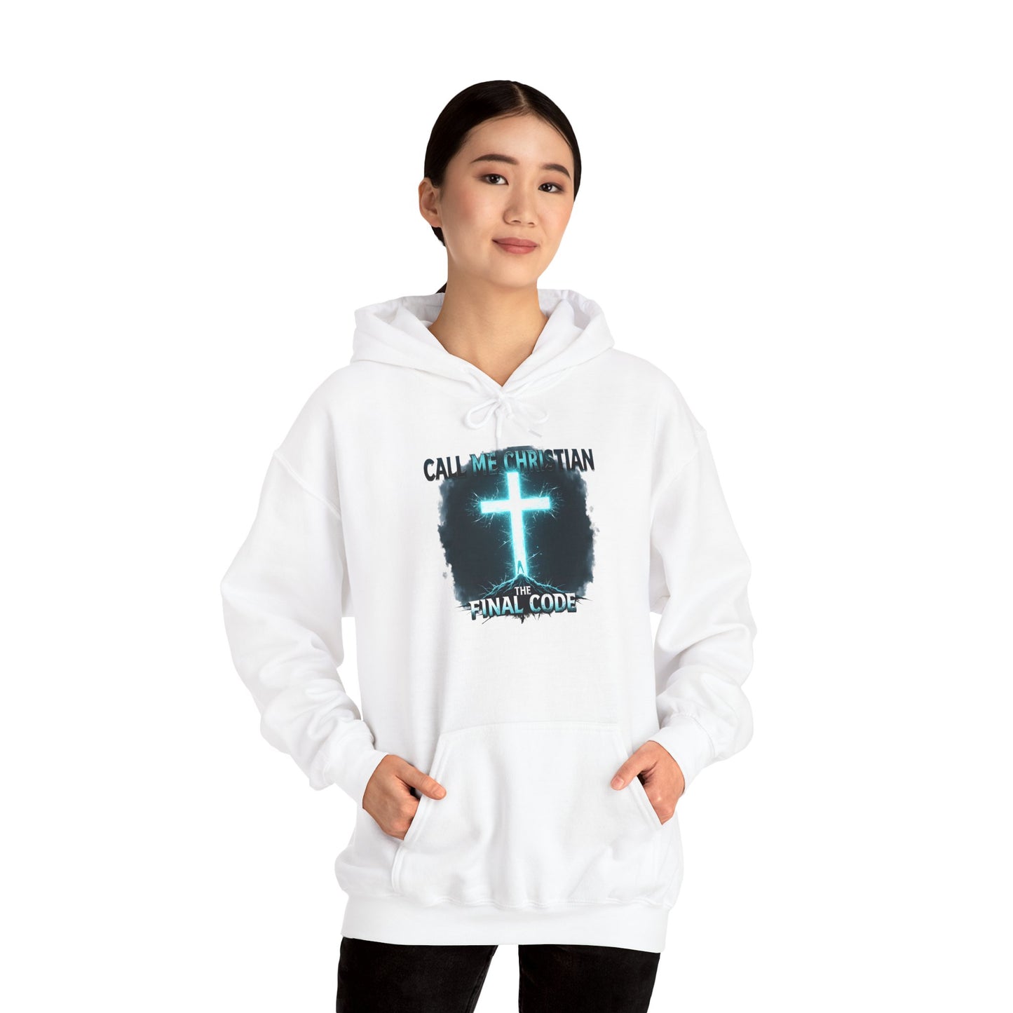 Christian Fan Unisex Hooded Sweatshirt - Faith and Jesus Metal Design - Call Me Christian