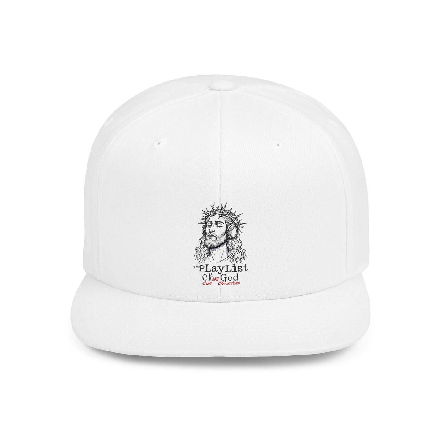 Call Me Christian Flat Bill Snapback Hat
