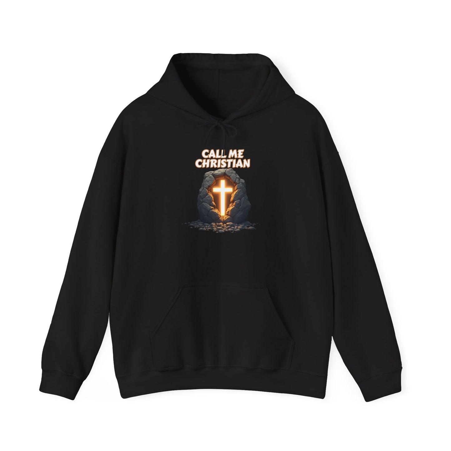 Christian Cross Unisex Hooded Sweatshirt | Faith-Inspired Apparel