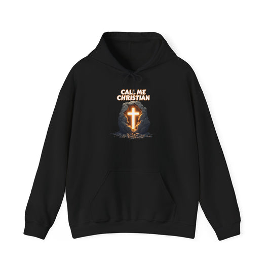 Christian Cross Unisex Hooded Sweatshirt | Faith-Inspired Apparel