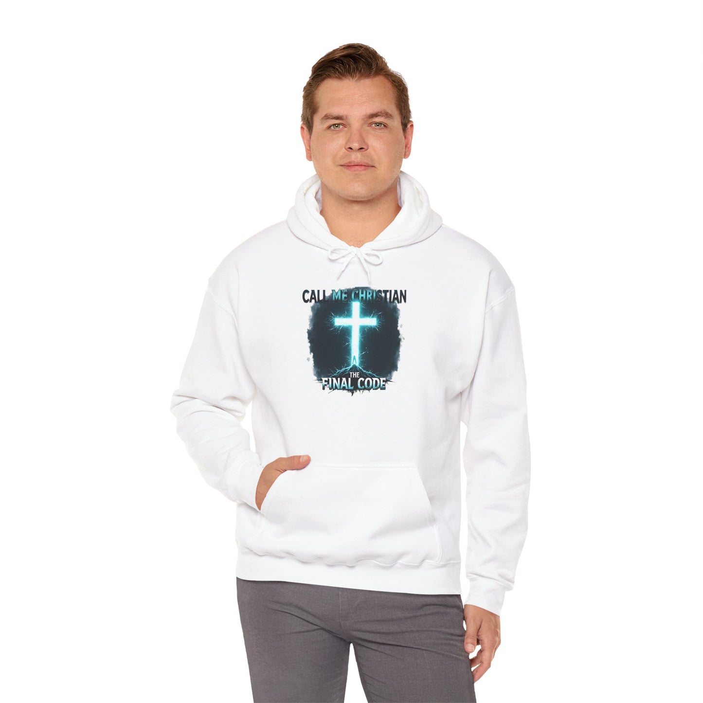 Christian Fan Unisex Hooded Sweatshirt - Faith and Jesus Metal Design - Call Me Christian