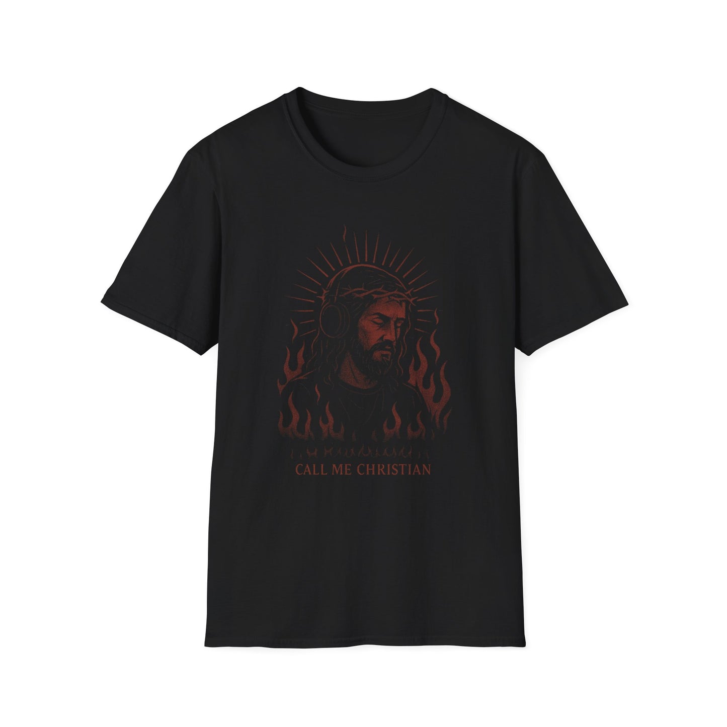 Call Me Christian – Christ in the Flames Shirt