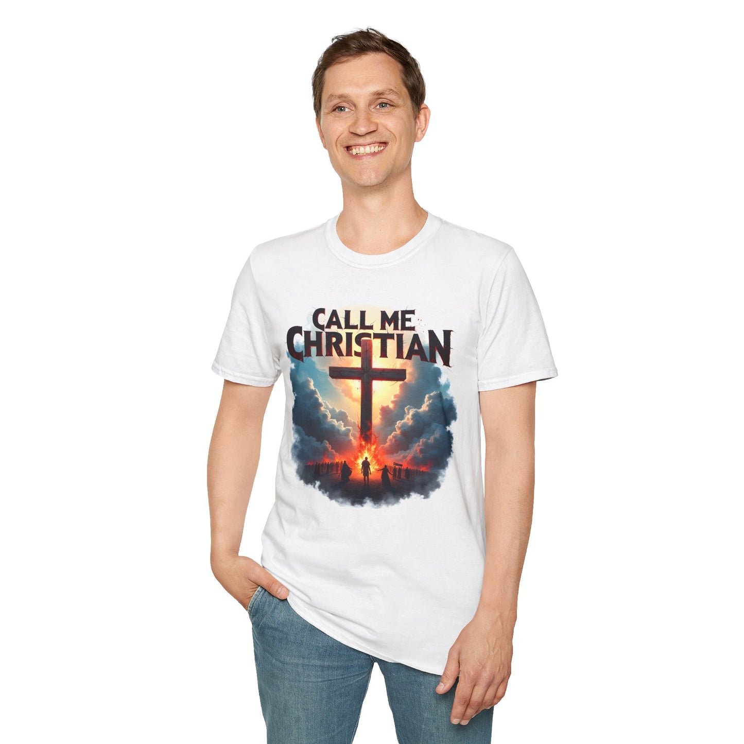 Call Me Christian Unisex Softstyle T-Shirt - Faith-Based Apparel for Celebrations and Everyday Wear