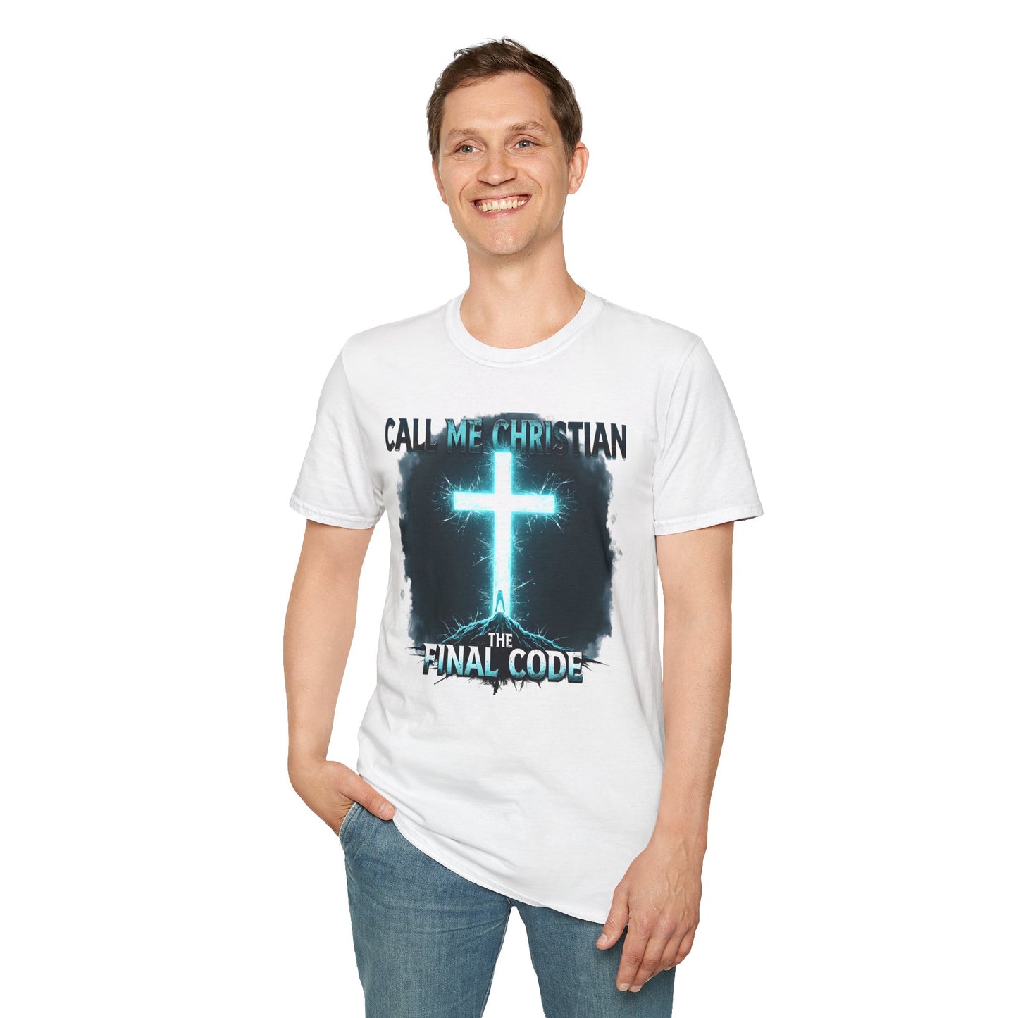 Christian Fan Unisex T-Shirt - Faith and Jesus Metal Design - Call Me Christian