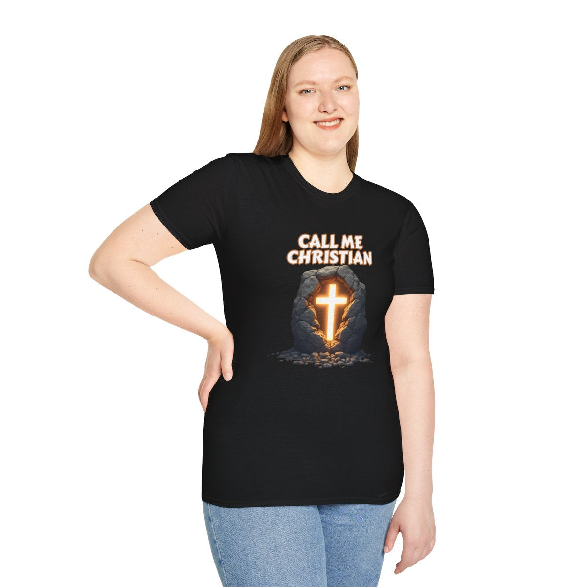 Christian Cross Fan Softstyle T-Shirt